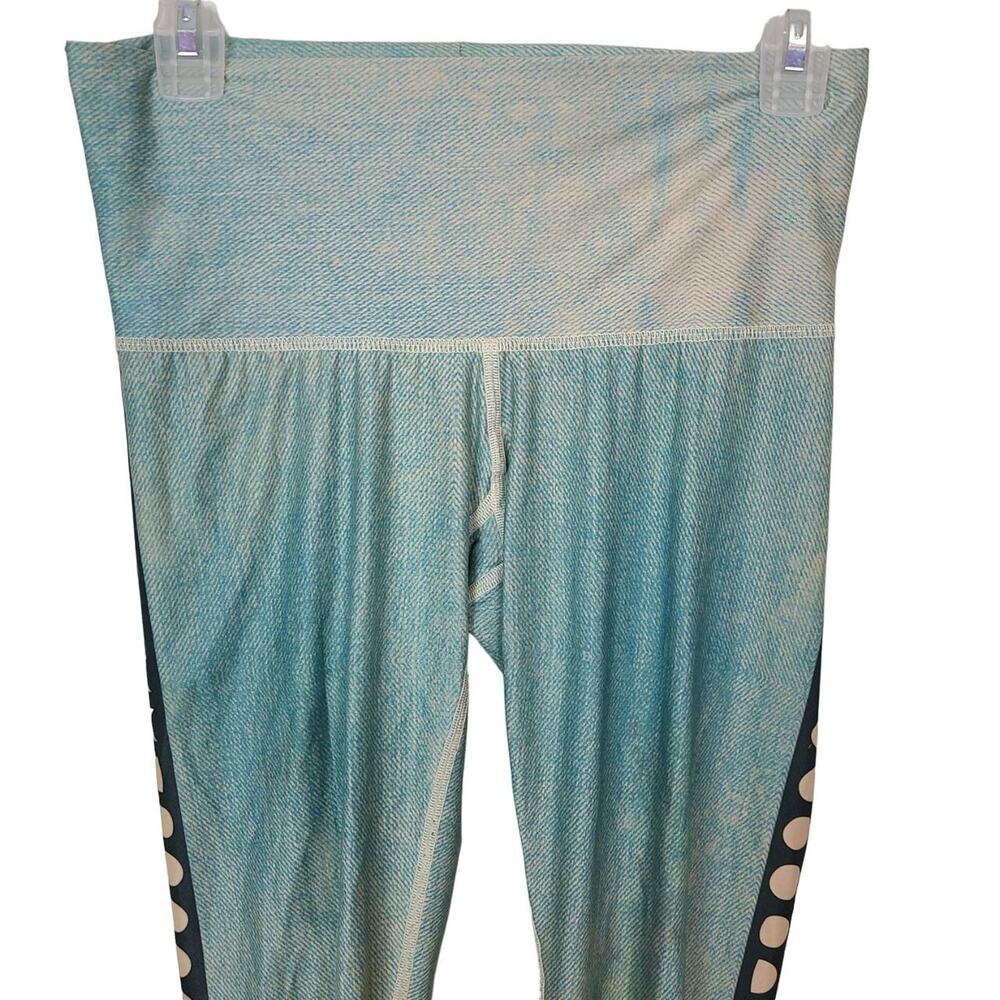 Teeki Womens Moon Hot Yoga Pants Leggings S Gym 4-Way Stretch Pull On High Waist - Picture 3 of 8